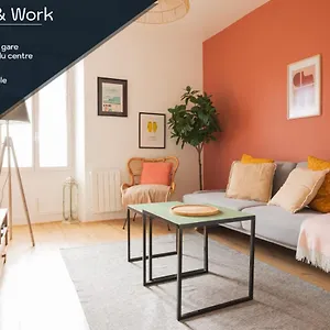  Apartamento Chill And Work / Gare Tgv / Beau T2 Renove